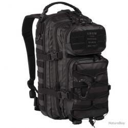 Sac à dos 1/2 jour US Assault Black 20L Mil-Tec - Noir - 20 L