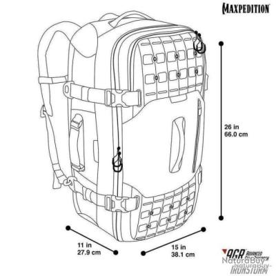 Sac de voyage Maxpedition Ironstorm Adventure - BLACK - +queespadas