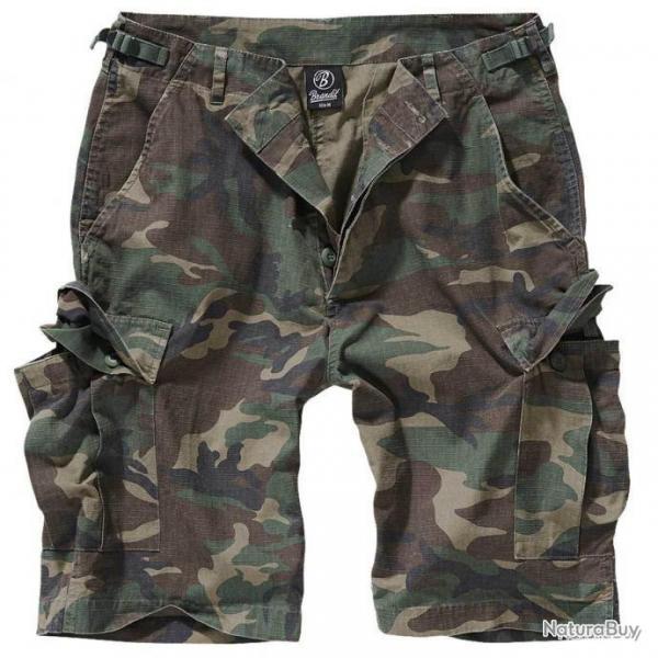 Short BDU Ripstop Brandit Woodland