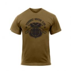 T shirt imprimé Terrorist Hunting Club Rothco Coyote