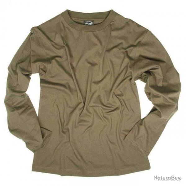 T shirt Long Sleeve Mil Tec Vert olive
