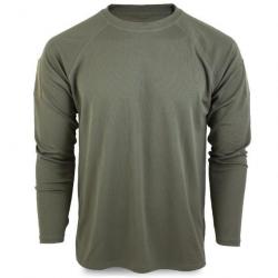 T shirt manches longues Quickdry Mil Tec Vert olive