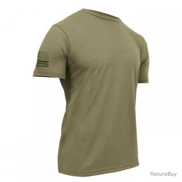 T shirt uni Tactical Athletic Fit Rothco Coyote