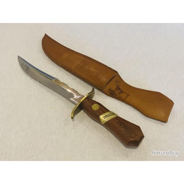 Couteaux de chasse lame fixe en inox N30 HAWK inox France.