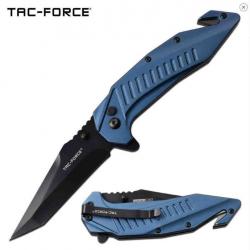 TF1017BL Couteau Tactical Tanto Tac Force A/O Coupe Ceintures Brise Vitres Lame Acier 3Cr13