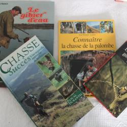 Lot 4 livres chasse