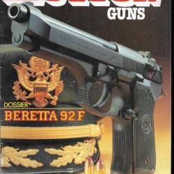 action guns 76 beretta 92f , pistolet sako triace, mousqueton artillerie mle 1829 t bis, le page
