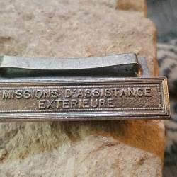 Barette médaille- Missions  D'Assistance Extérieure  n
