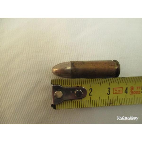 une  balle dmilitarise  de  9 mm extra  long  35 mm  - bergmann dat  1938  - aigle  -