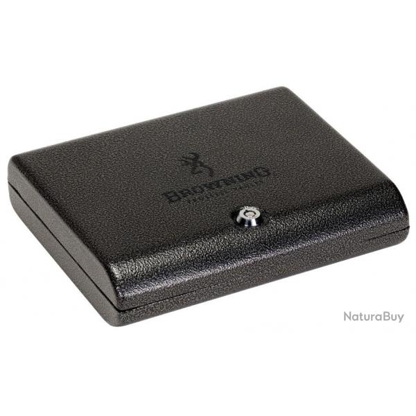 COFFRE ARME DE POING BROWNING MOD. PISTOLET NOIR  CL + CBLE ANTIVOL IWA 2019