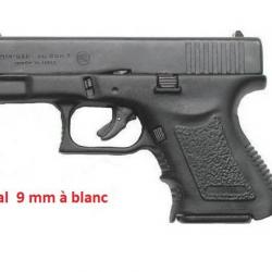 Pistolet à blanc  Mini GAP ( REPIQUE MINI GLOCK )  Cal. 9mm PAK