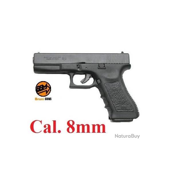 Pistolet Gap 8 MM seulement rplique du Glock 17