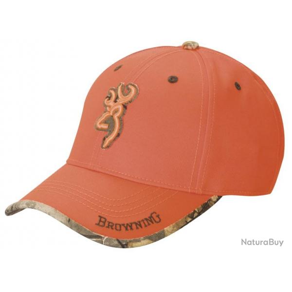 Casquette Browning sure shot orange Taille unique