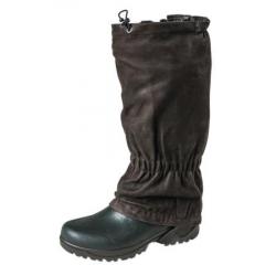 Guêtres Fritzmann cuir nubuck brun Taille unique