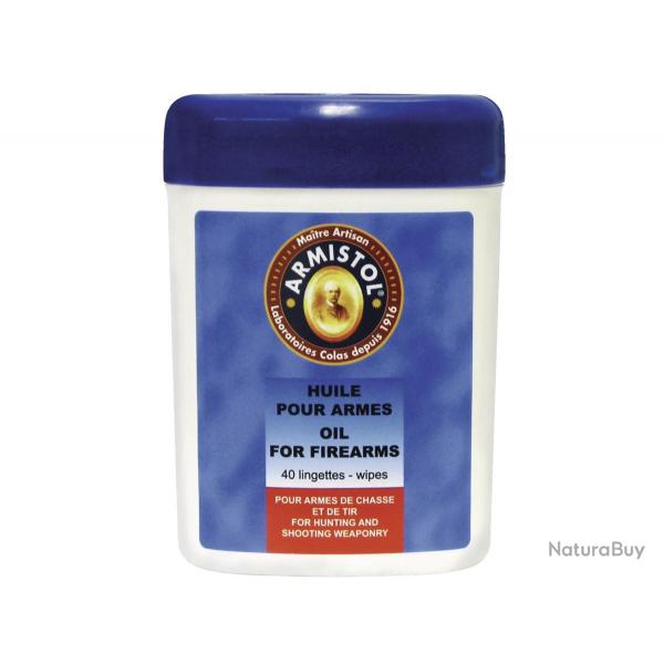 LINGETTES ARMISTOL HUILE POUR ARMES BTE 40