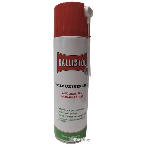 LUBRIFIANT BALLISTOL HUILE UNIVERSELLE AROSOL 400ML