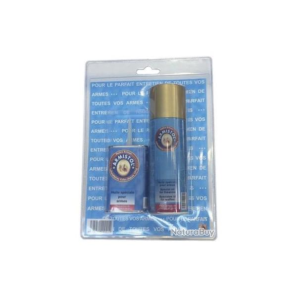 HUILE ARMISTOL AEROSOL & BURETTE BLISTER DE 2