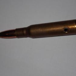 Cartouche neutralisée - 6,5x57R - RWS - Ogive cuivre semi blindé