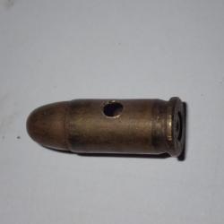 Cartouche neutralisée - 7,65mm - SFM - Février 1940 -  Ogive Cuivre nez rond