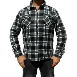 Chemise Polaire &agrave; fermeture &eacute;clair  Homme Manches Longues Neuf M au 3XL