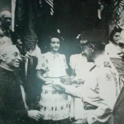 PHOTO tirage argentique debarquement marechal de Lattre de Tassigny COGOLIN