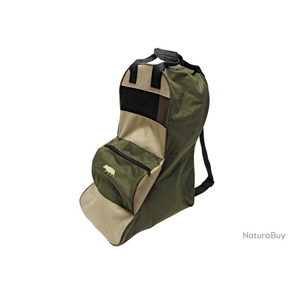 Sac  bottes Kaki/Beige logo sanglier