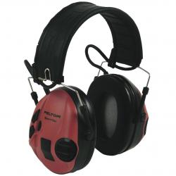 CASQUE ÉLECTRONIQUE PELTOR SPORT TAC NOIR/ROUGE