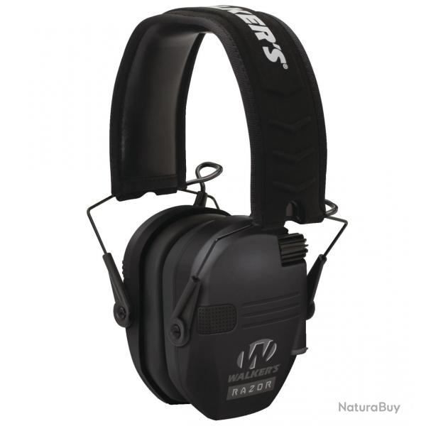 CASQUE LECTRONIQUE WALKER'S RAZOR NOIR