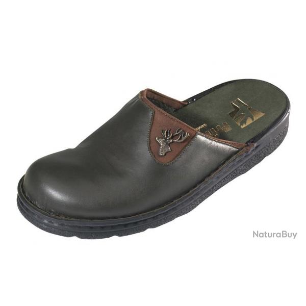 Chaussons Fritzmann hirsch cerf olive P
