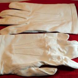 ARMÉE FRANÇAISE  Paire gants blancs en cuir fin officier supérieur LBV24GAN001