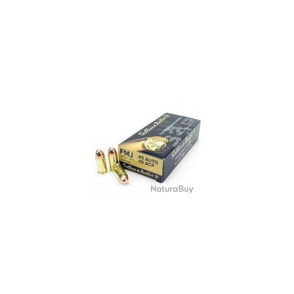 SELLIER&BELLOT 45 ACP 230grs 14.9g FMJ
