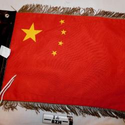 CHINE : DRAPEAU FANION VOITURE DIPLOMATIQUE -