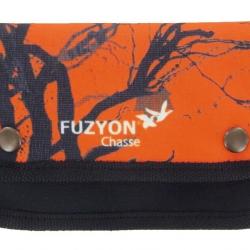 Pochette ceinture pour 10 Balles | Camo Orange fluo | Fuzyon Chasse