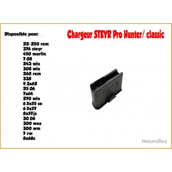 Chargeur STEYR Pro Hunter 6.5x55 SE