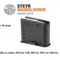 Chargeur STEYR Scout /Pro H 10 Cps 243 WIN