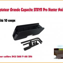 Adaptateur Grande Capacite 10 cps STEYR Pro Hunter Noir 308 Win