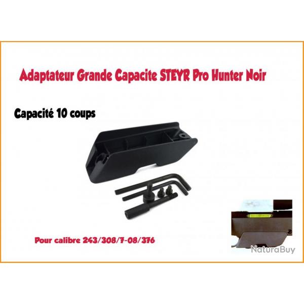 Adaptateur Grande Capacite 10 cps STEYR Pro Hunter Noir 376 steyr