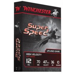 10 CARTOUCHES WINCHESTER SUPER SPEED GENERATION 2 CAL 12 PLOMB 6