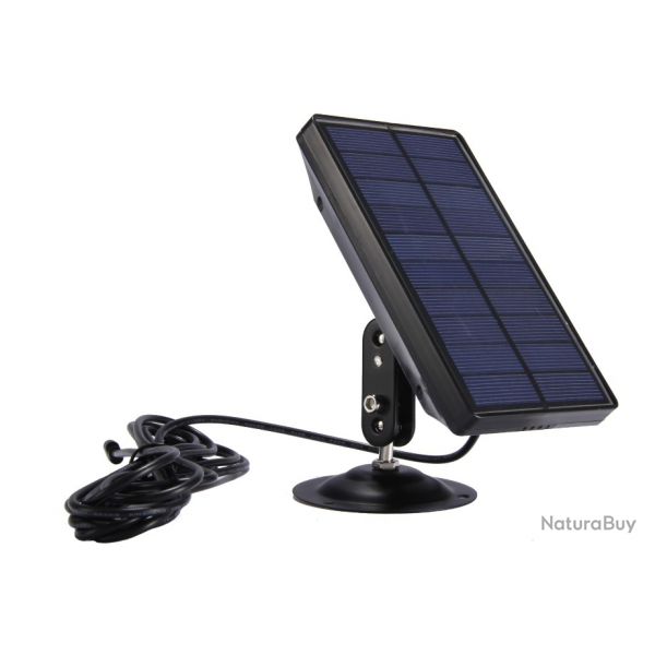 Panneau solaire 6 V avec batterie intgre pour piges photographiques NUM'AXES