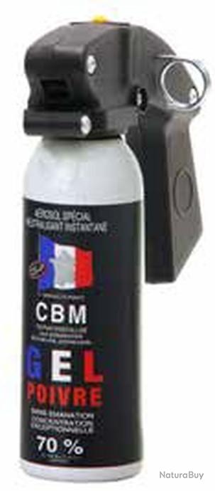 Bombe lacrymogène gel poivre 100mL CBM