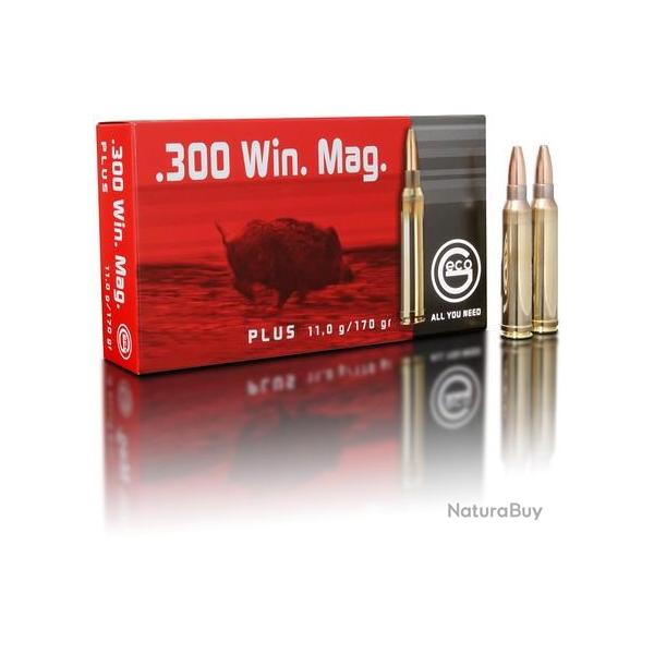 Cartouche Geco plus cal.300 Win Magnum 170GR 11 G boite de 20