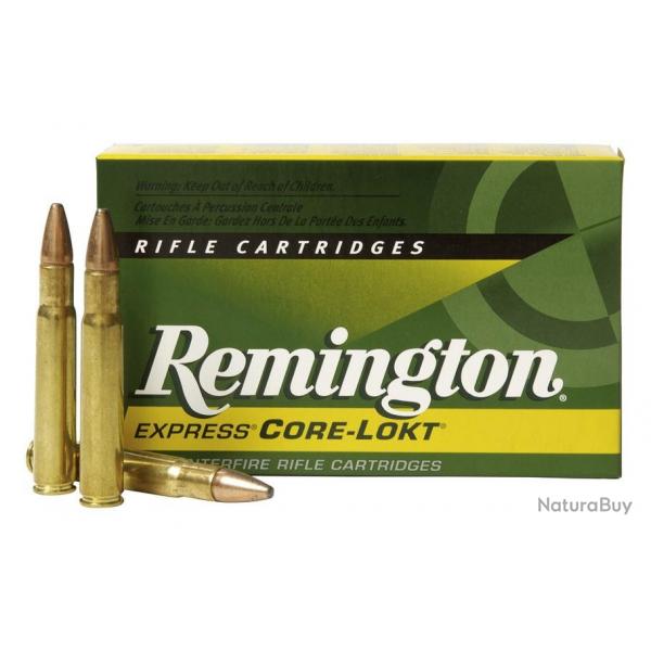 Cartouche Remington Core Lokt PSP cal.243 WIN 100GR 6,5 G boite de 20