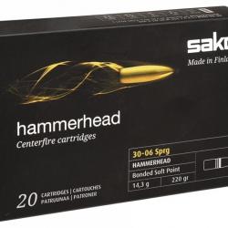 HAMMERHEAD - SAKO 30-06, 11.7 g, Boite de 20