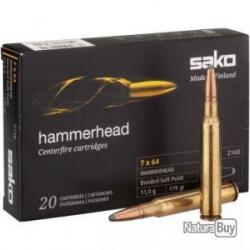 HAMMERHEAD - SAKO 7x64, 11 g, Boite de 20