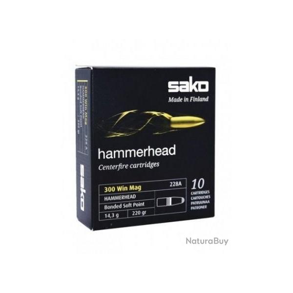 HAMMERHEAD - SAKO 300 win mag , 14.3 g, Boite de 10