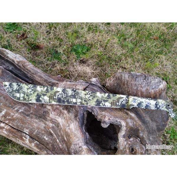 Machette green Phyton camouflage Lame: 41.5 cm 3246107n