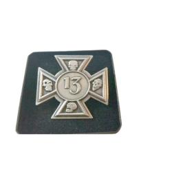 Insigne Biker Croix de Malte - Hauteur : 40 mm Largeur : 40 mm