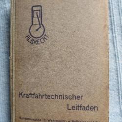 Livre allemand ww2 mécanique 1943