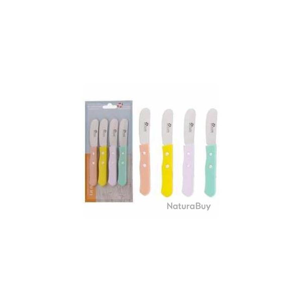 PRADEL EXCELLENCE THIERS BLISTER 4 TARTINEURS MANCHES BOIS COULEUR
