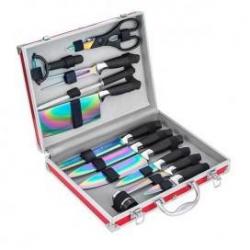 PRADEL EXCELLENCE THIERS VALISE 12 PIECES LAMES REVETEMENT TITANE